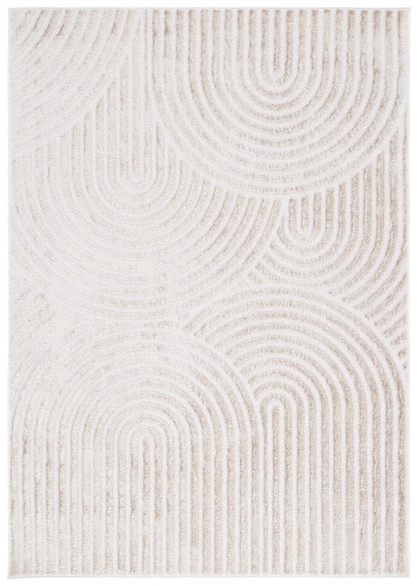Safavieh Maya 4'-0" x 6'-0" Rug in Taupe / Ivory