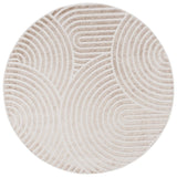 Safavieh Maya 6'-7" x 6'-7" Rug in Taupe / Ivory