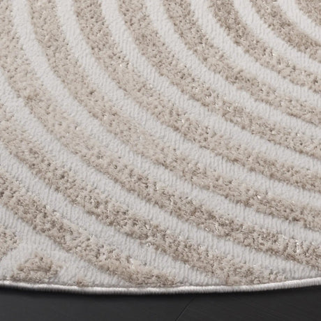 Safavieh Maya 6'-7" x 6'-7" Rug in Taupe / Ivory