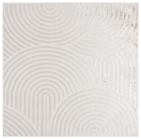 Safavieh Maya 6'-7" x 6'-7" Rug in Taupe / Ivory