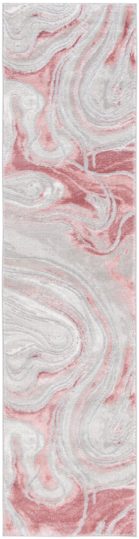 Safavieh Meadow Mdw553G Light Grey/Pink Rug.