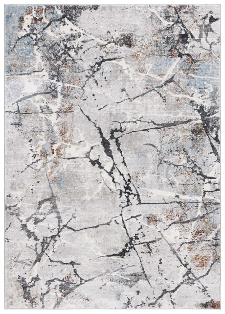 Safavieh Meadow Mdw597H Light Grey/Black Rug.