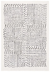 Safavieh Melody 4'-0" x 6'-0" Rug in Ivory / Black