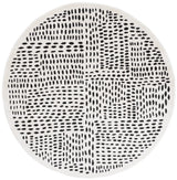 Safavieh Melody 6'-7" x 6'-7" Rug in Ivory / Black
