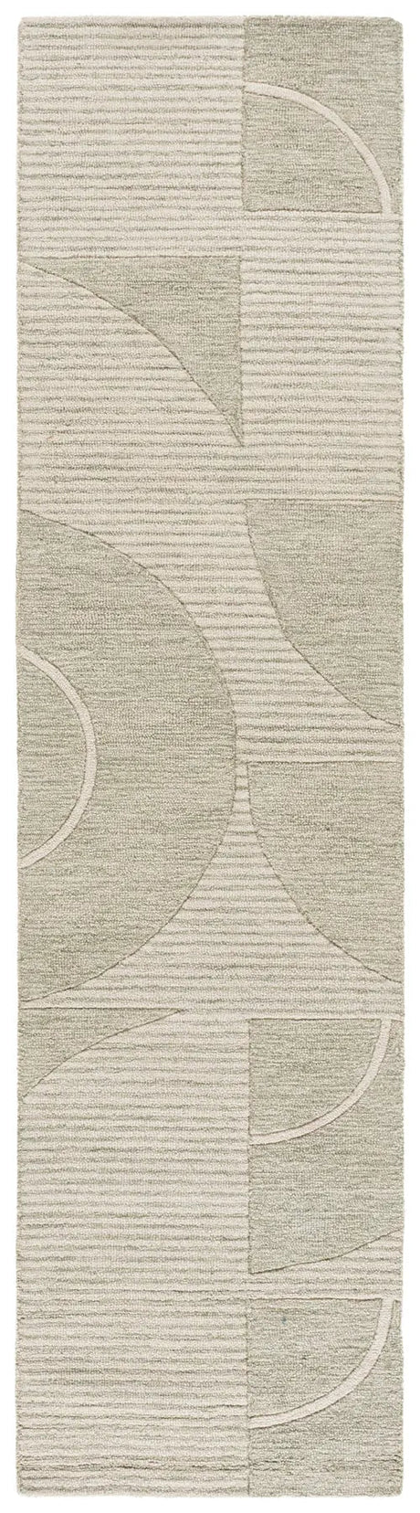 Safavieh Metro 2'-3" x 9'-0" Rug in Sage / Ivory