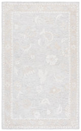 Safavieh Metro 4'-0" x 6'-0" Rug in Light Grey / Ivory