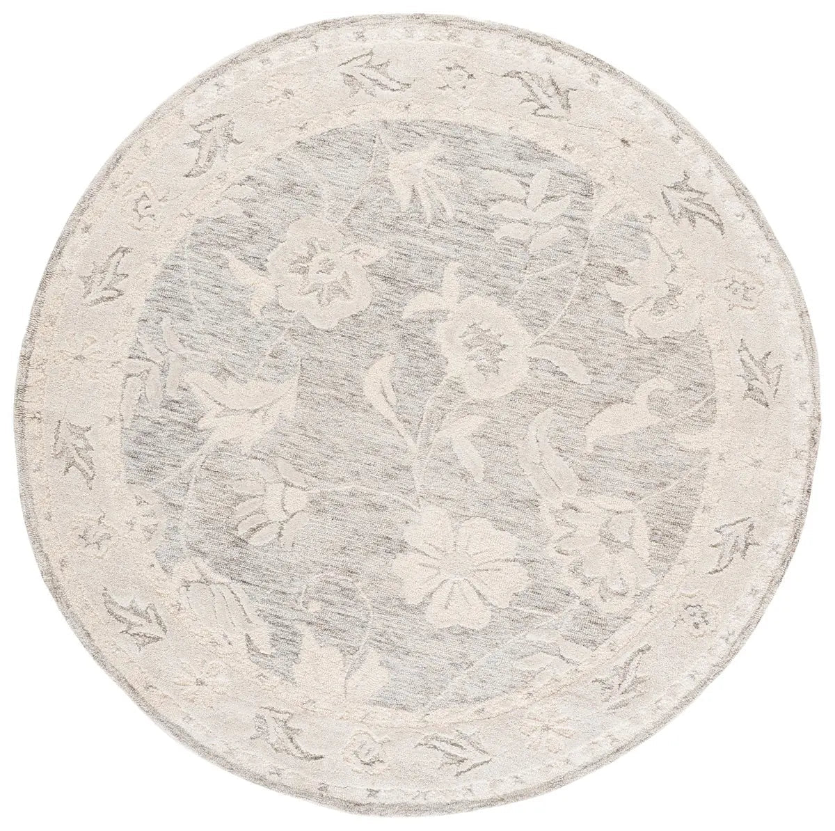 Safavieh Metro 6'-0" x 6'-0" Rug in Light Grey / Ivory