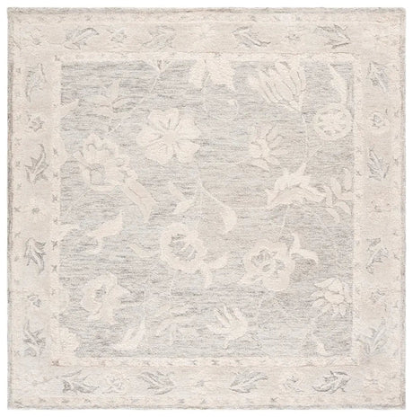 Safavieh Metro 6'-0" x 6'-0" Rug in Light Grey / Ivory