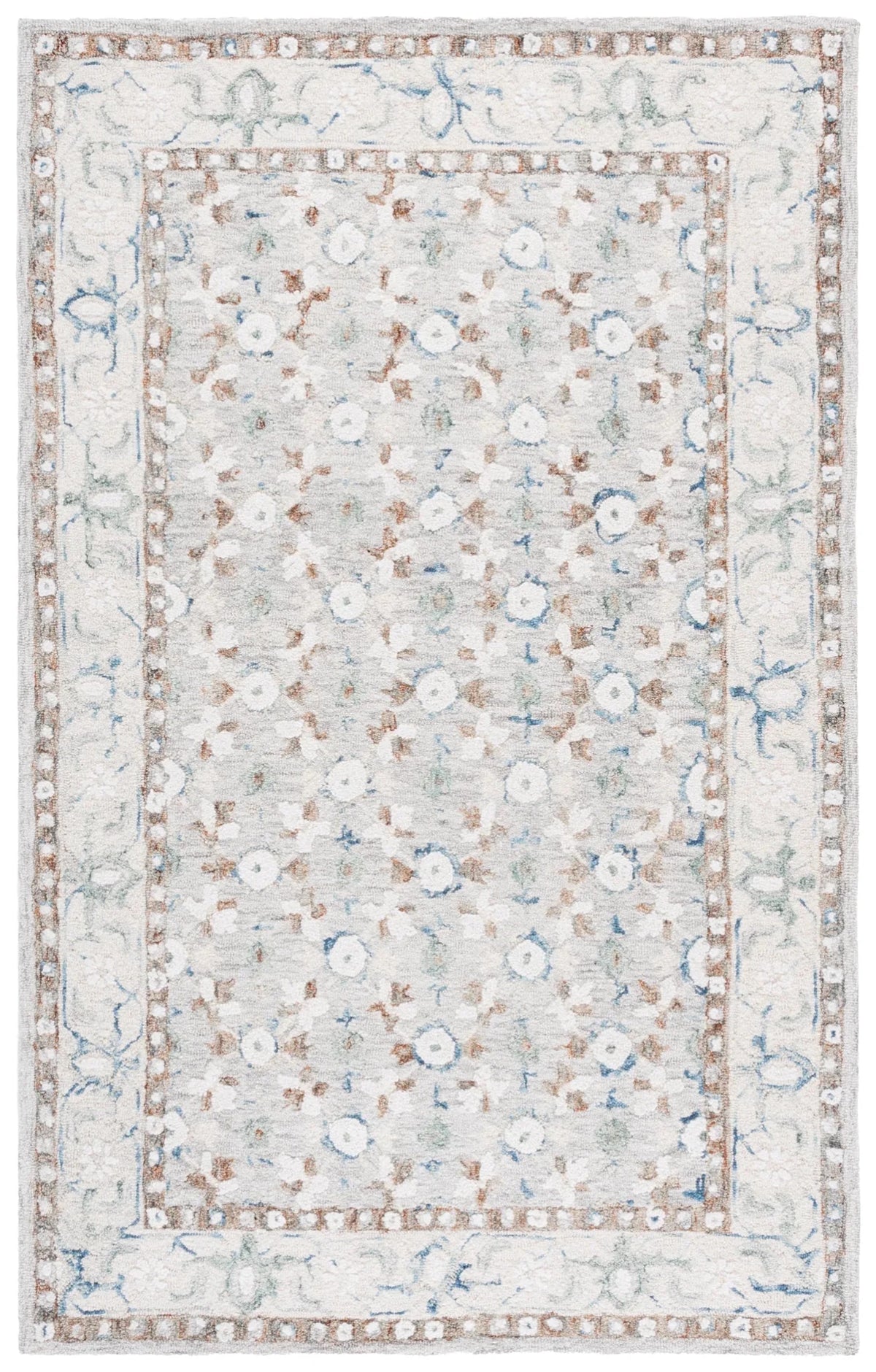 Safavieh Metro 4'-0" x 6'-0" Rug in Ivory / Blue