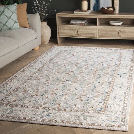Safavieh Metro 4'-0" x 6'-0" Rug in Ivory / Blue