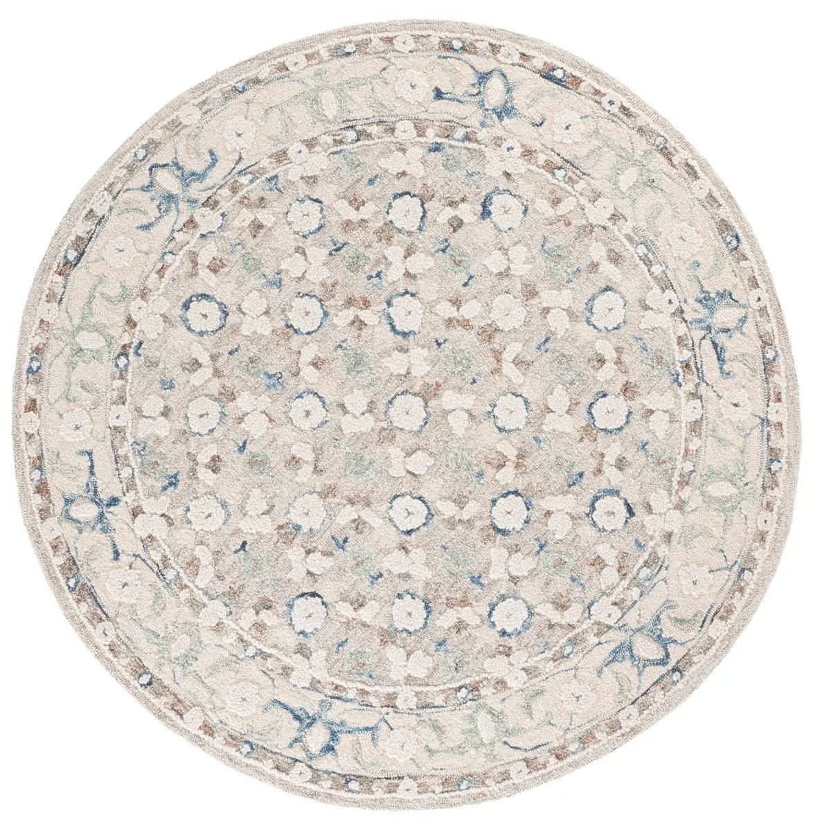 Safavieh Metro 6'-0" x 6'-0" Rug in Ivory / Blue