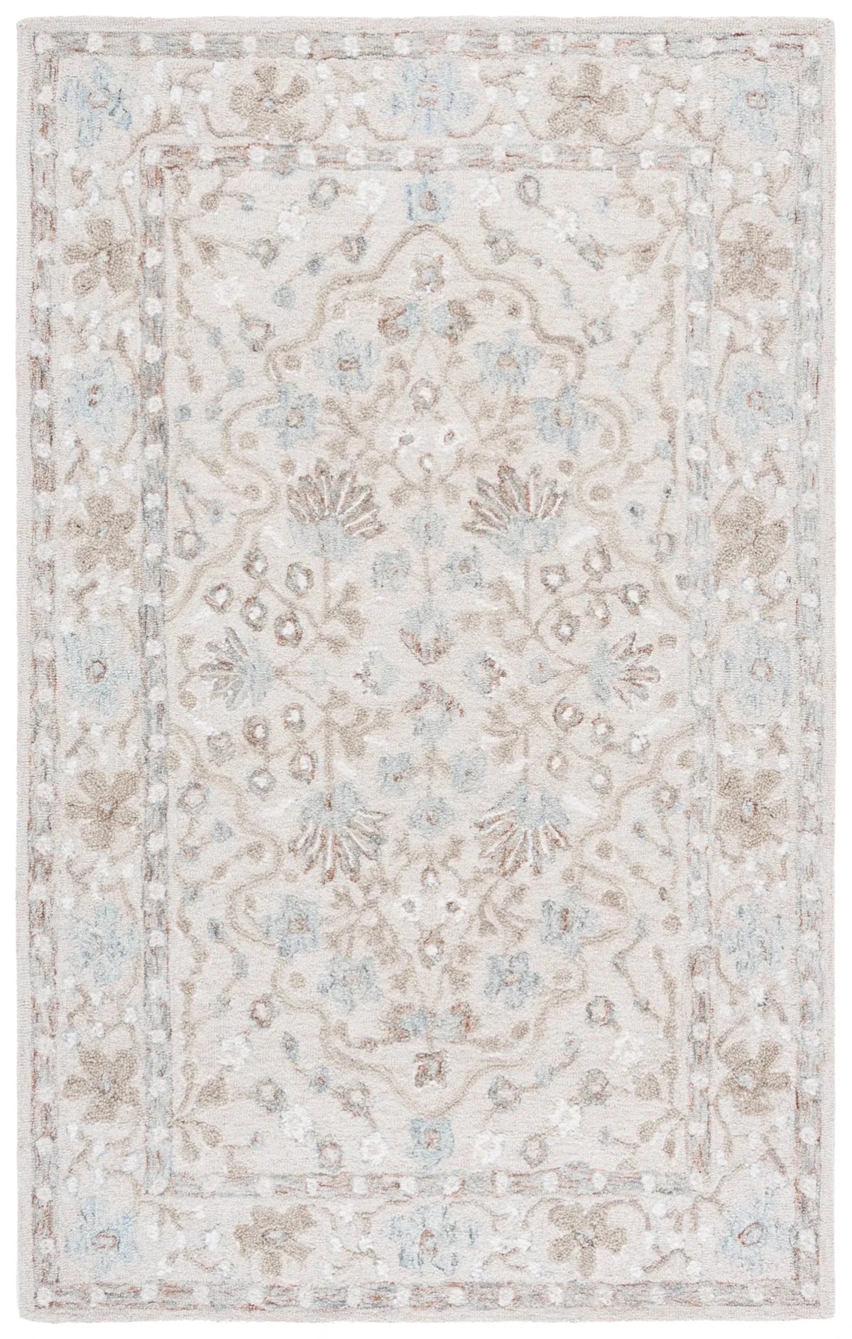 Safavieh Metro 4'-0" x 6'-0" Rug in Beige / Blue