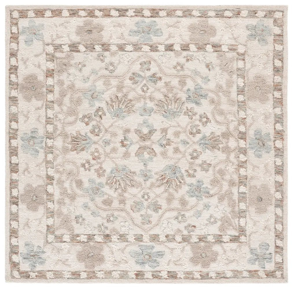 Safavieh Metro 6'-0" x 6'-0" Rug in Beige / Blue