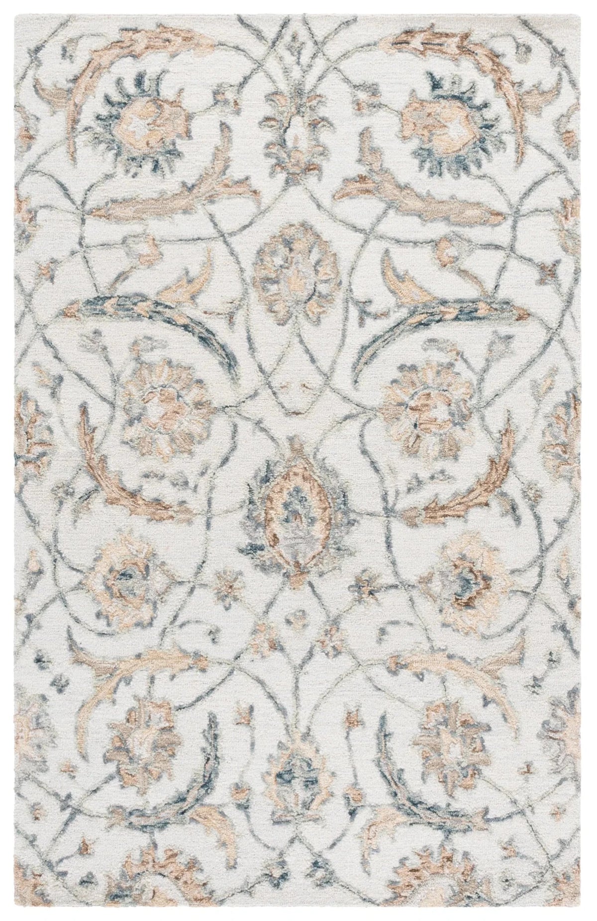 Safavieh Metro 4'-0" x 6'-0" Rug in Ivory / Grey