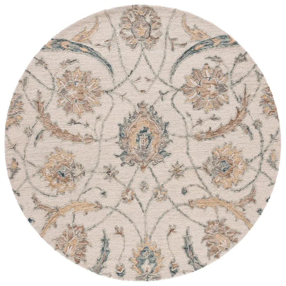 Safavieh Metro 6'-0" x 6'-0" Rug in Ivory / Grey