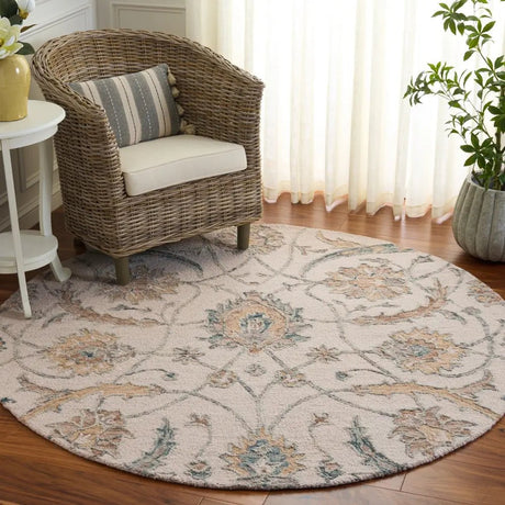 Safavieh Metro 6'-0" x 6'-0" Rug in Ivory / Grey
