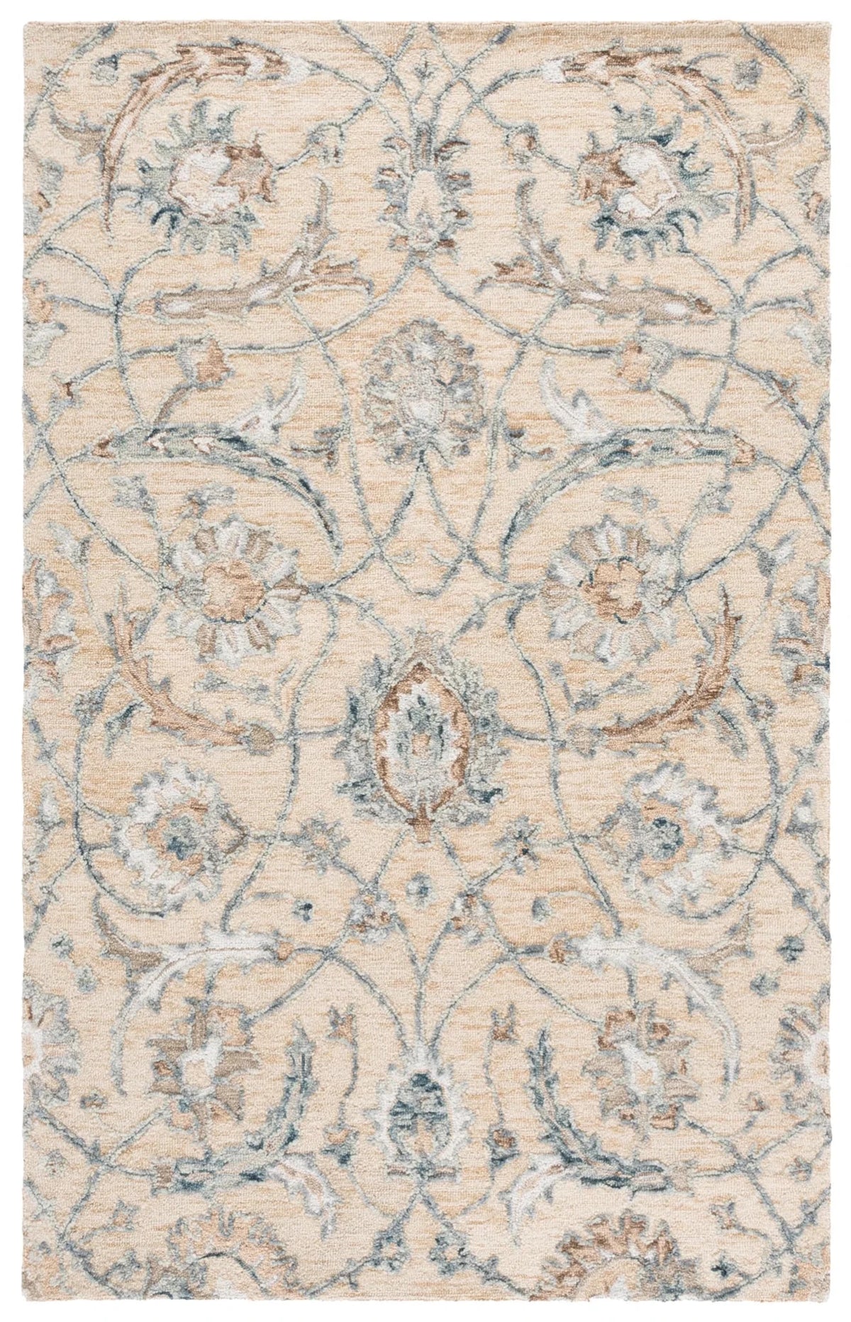 Safavieh Metro 4'-0" x 6'-0" Rug in Beige / Grey