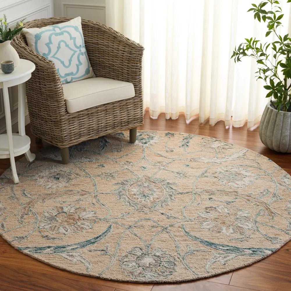 Safavieh Metro 6'-0" x 6'-0" Rug in Beige / Grey