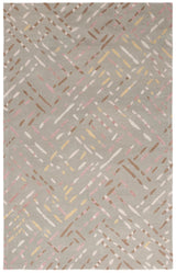 Safavieh Metro 4'-0" x 6'-0" Rug in Taupe / Pink