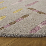 Safavieh Metro 6'-0" x 6'-0" Rug in Taupe / Pink