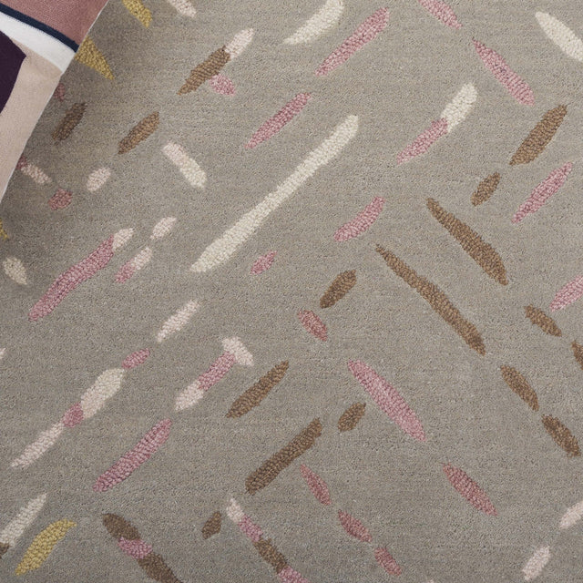 Safavieh Metro Met252E Taupe/Pink Rug.