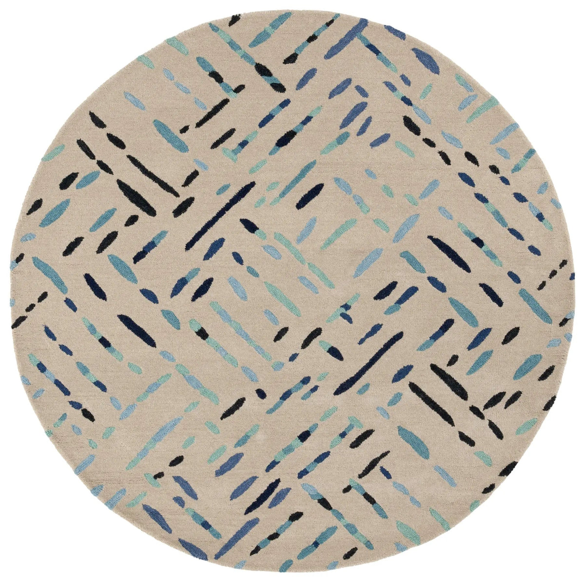 Safavieh Metro 6'-0" x 6'-0" Rug in Grey / Blue