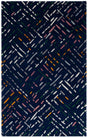 Safavieh Metro 4'-0" x 6'-0" Rug in Navy / Pink