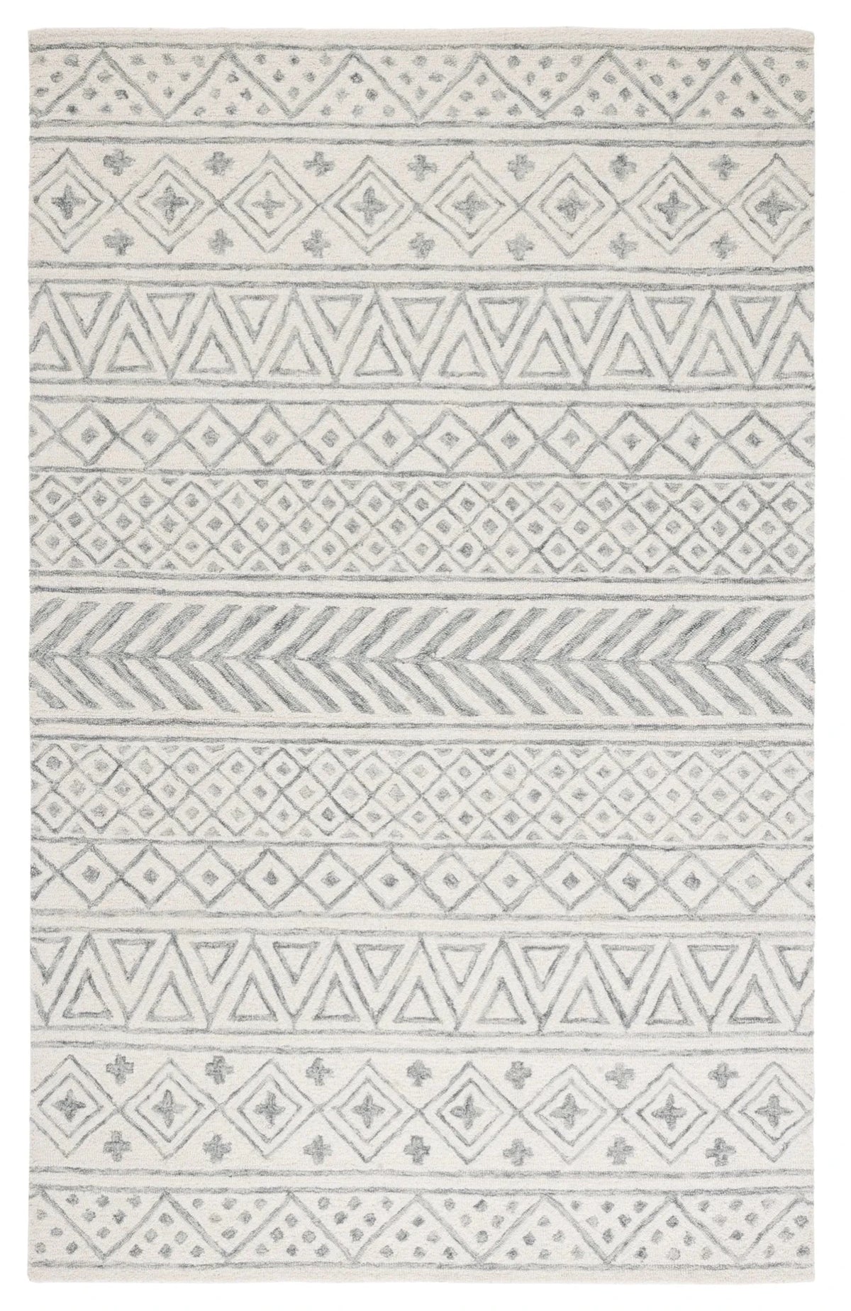Safavieh Metro 4'-0" x 6'-0" Rug in Ivory / Grey