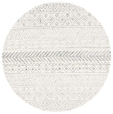 Safavieh Metro 6'-0" x 6'-0" Rug in Ivory / Grey