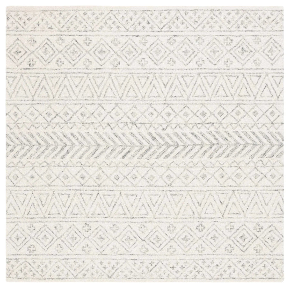 Safavieh Metro 6'-0" x 6'-0" Rug in Ivory / Grey