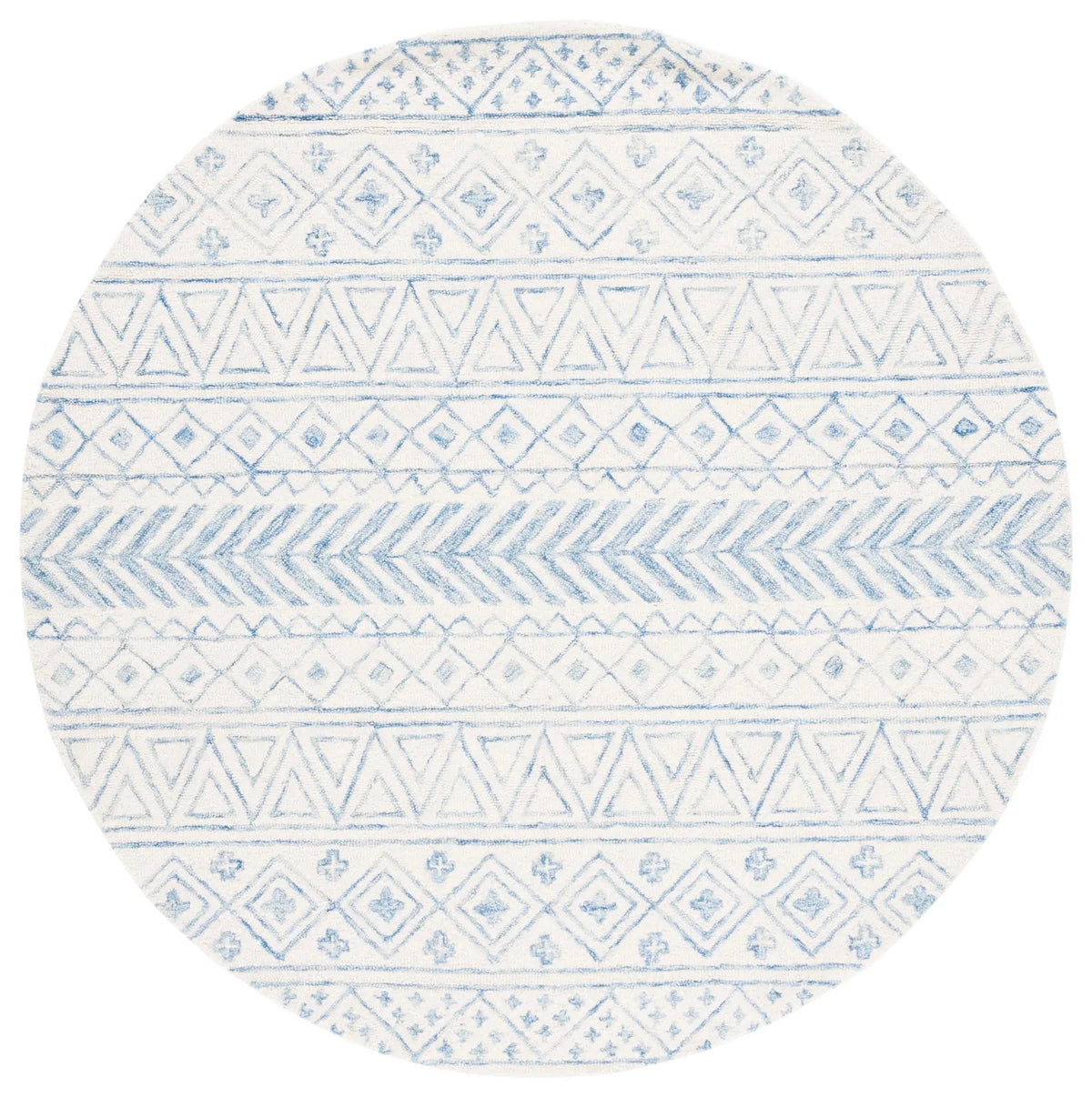 Safavieh Metro 6'-0" x 6'-0" Rug in Ivory / Blue