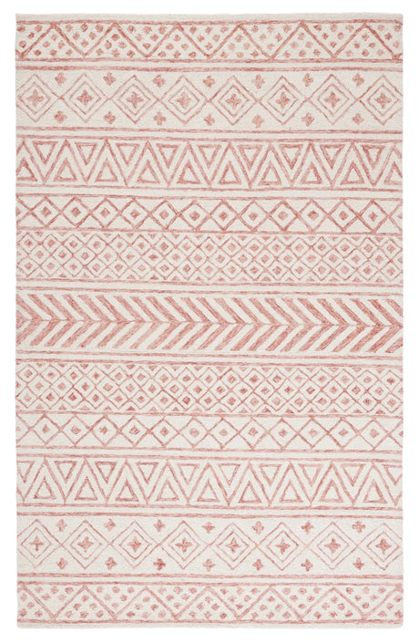Safavieh Metro 4'-0" x 6'-0" Rug in Ivory / Pink
