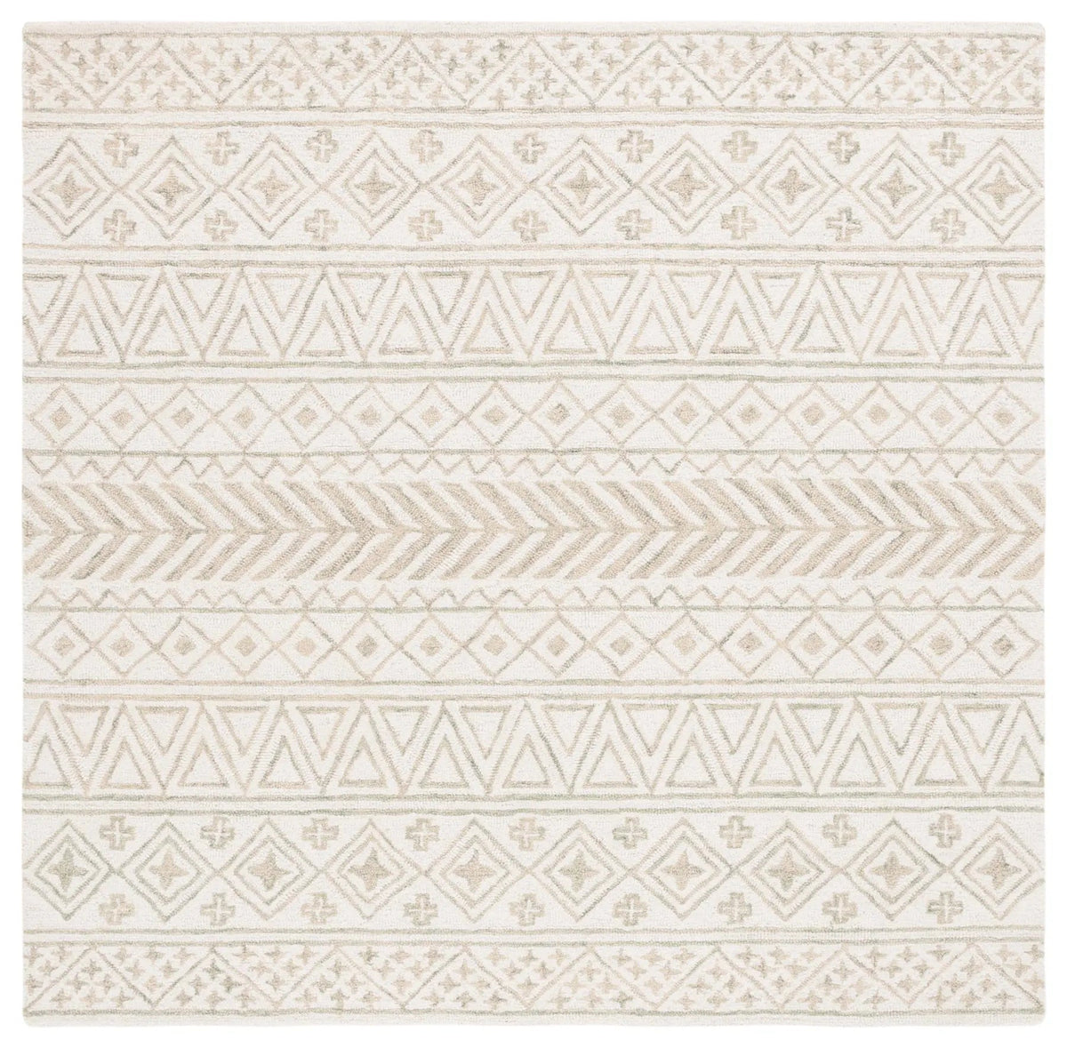 Safavieh Metro 6'-0" x 6'-0" Rug in Ivory / Light Green