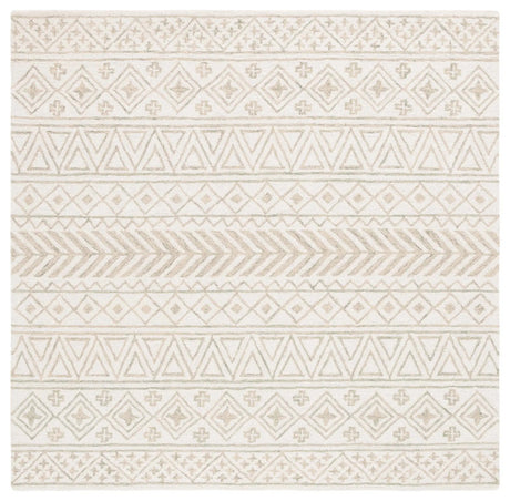 Safavieh Metro 6'-0" x 6'-0" Rug in Ivory / Light Green