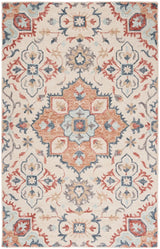 Safavieh Metro 4'-0" x 6'-0" Rug in Beige / Rust