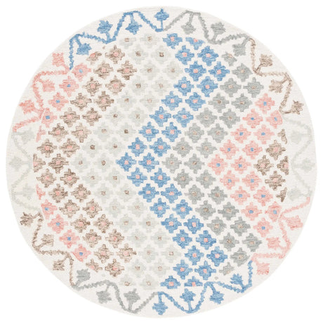 Safavieh Metro 6'-0" x 6'-0" Rug in Ivory / Blue