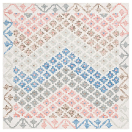 Safavieh Metro 6'-0" x 6'-0" Rug in Ivory / Blue