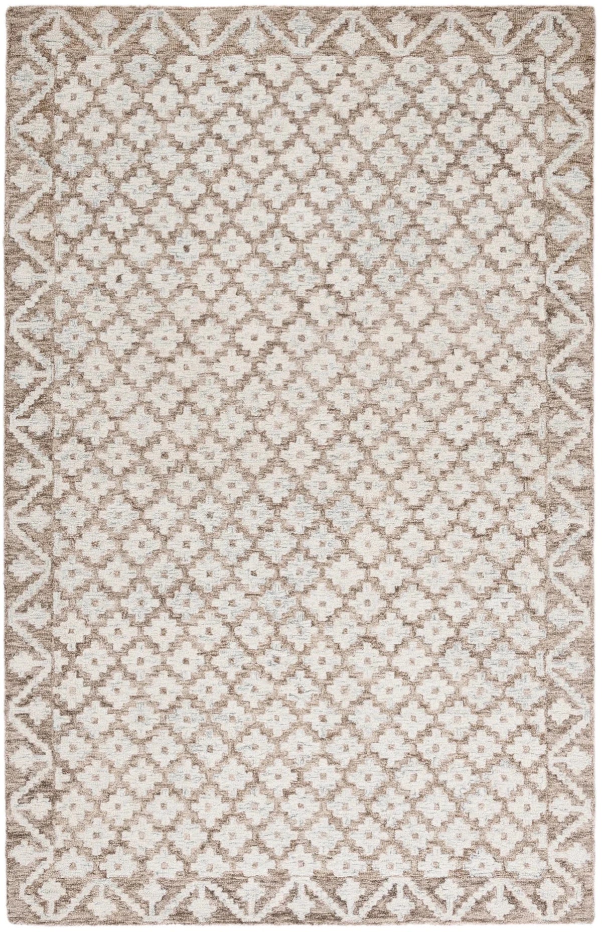 Safavieh Metro 4'-0" x 6'-0" Rug in Beige / Sage