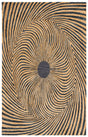 Safavieh Metro Met358Z Black/Gold Rug.