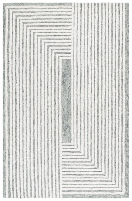 Safavieh Metro 4'-0" x 6'-0" Rug in Green / Ivory