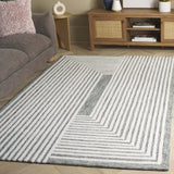 Safavieh Metro 4'-0" x 6'-0" Rug in Green / Ivory