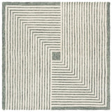 Safavieh Metro 6'-0" x 6'-0" Rug in Green / Ivory