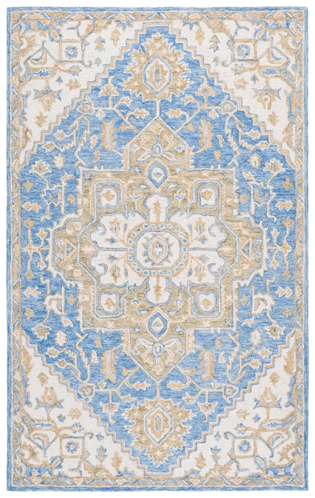 Safavieh Metro 4'-0" x 6'-0" Rug in Blue / Beige