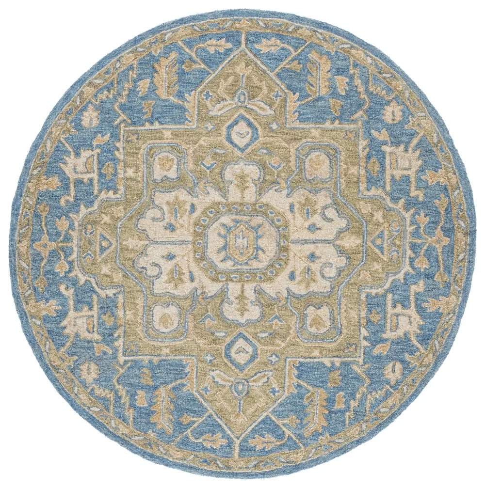 Safavieh Metro 6'-0" x 6'-0" Rug in Blue / Beige