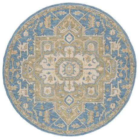 Safavieh Metro 6'-0" x 6'-0" Rug in Blue / Beige