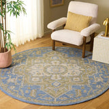 Safavieh Metro 6'-0" x 6'-0" Rug in Blue / Beige
