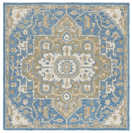 Safavieh Metro 6'-0" x 6'-0" Rug in Blue / Beige