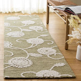 Safavieh Metro 2'-3" x 8'-0" Rug in Green / Ivory