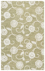 Safavieh Metro 4'-0" x 6'-0" Rug in Green / Ivory