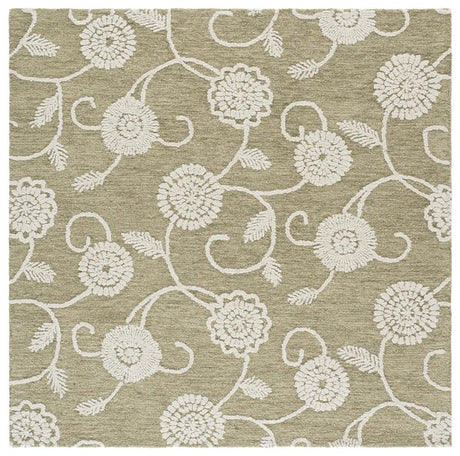 Safavieh Metro 6'-0" x 6'-0" Rug in Green / Ivory